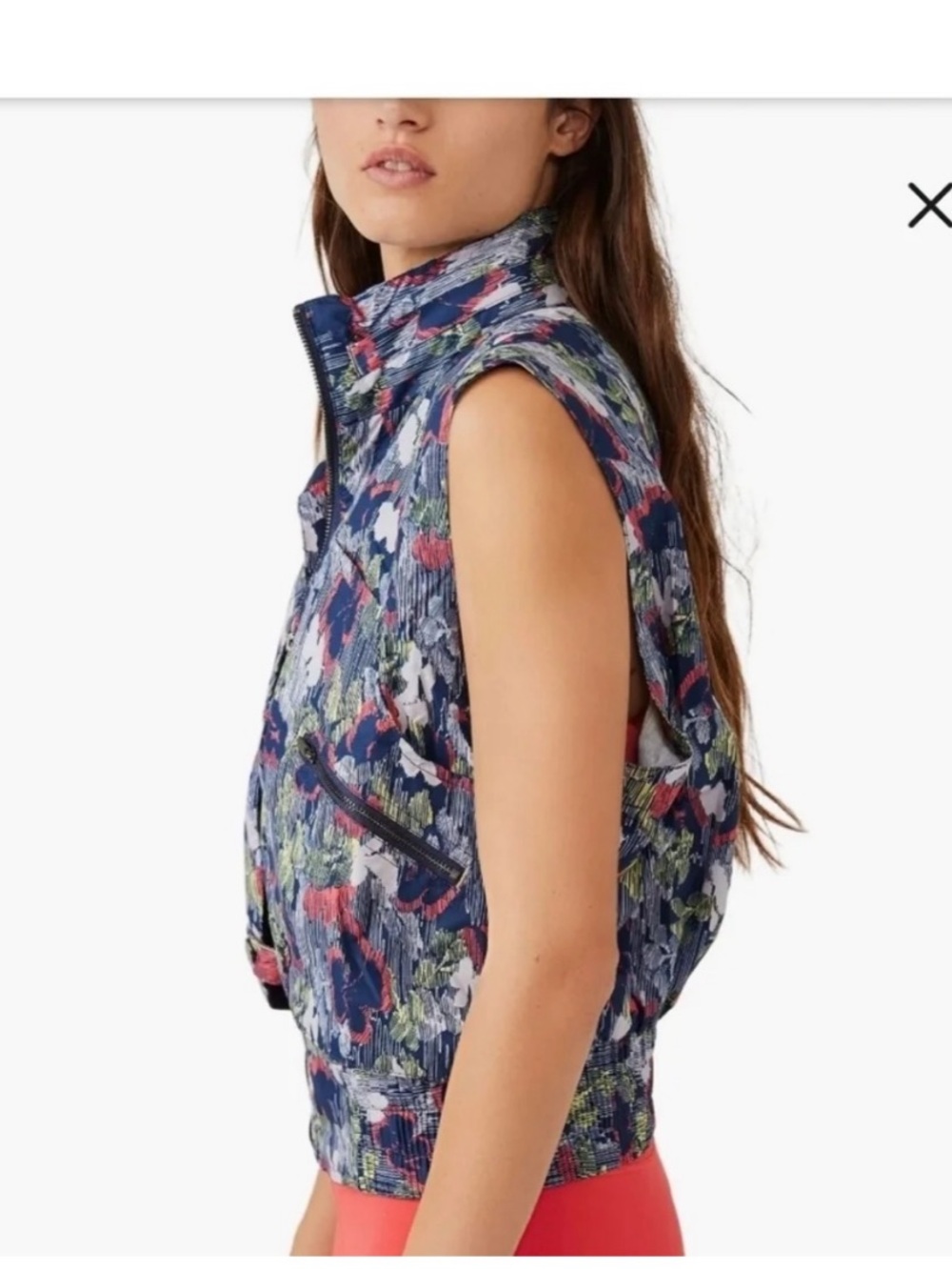 Free People Movement Off the Grid Printed Supanova Explorer Vest